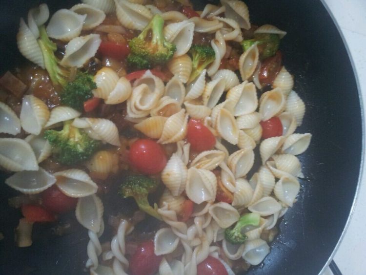 烟熏牛肉烤意粉步骤11