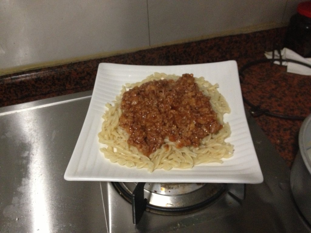 意式肉酱焗螺蛳粉步骤11