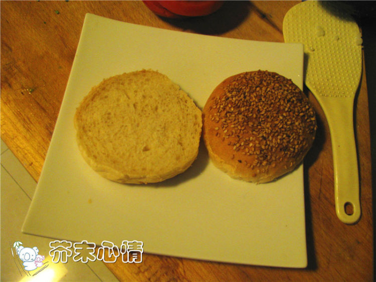 煎蛋肉排堡步骤14