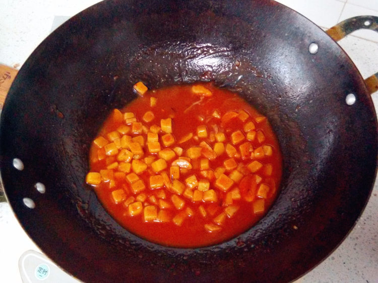 培根土豆番茄意面步骤7
