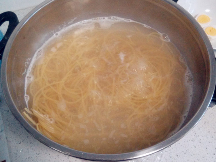 培根土豆番茄意面步骤10