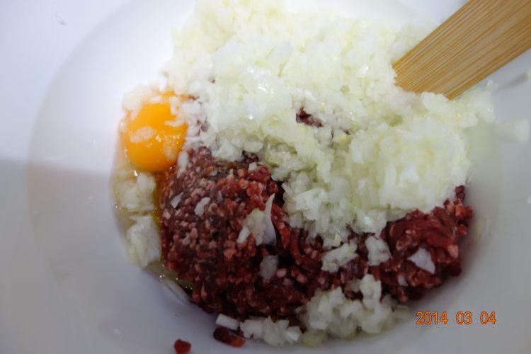 起士汉堡肉排步骤3
