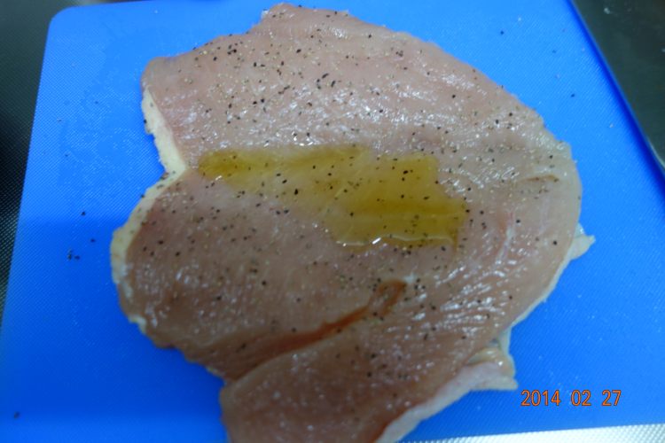 鸡肉起士卷步骤5