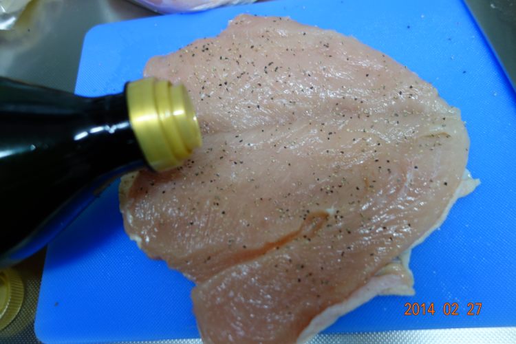 鸡肉起士卷步骤4