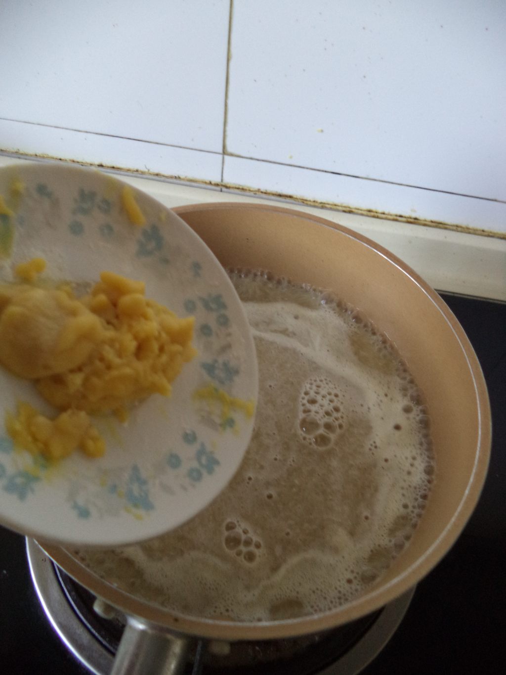 奶油鸡肉蘑菇浓汤步骤18