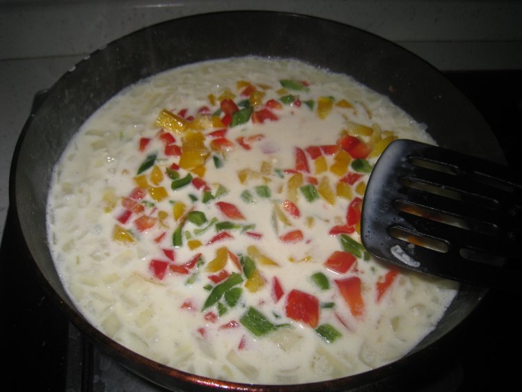 奶油蔬菜炖饭步骤9