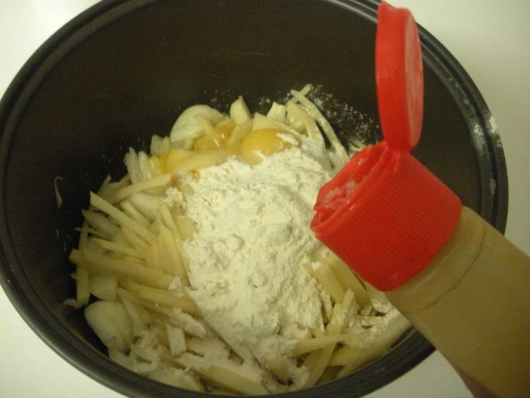 西式土豆洋葱煎饼步骤5