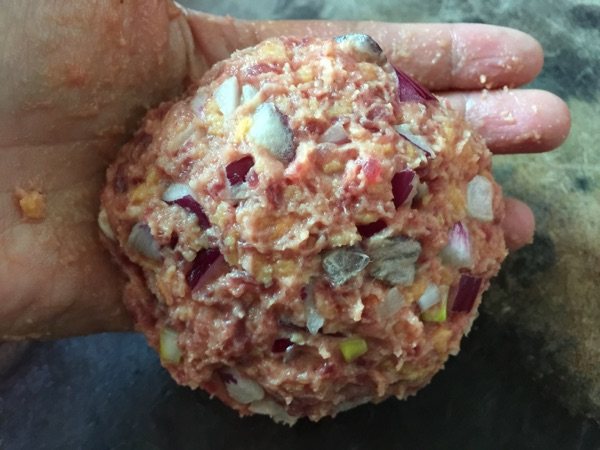 日式汉堡香酥肉饼#本步骤10