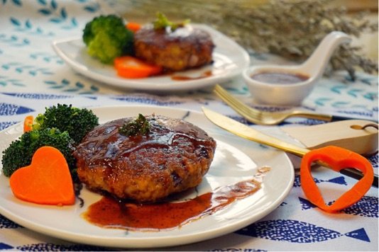日式汉堡香酥肉饼#本步骤22