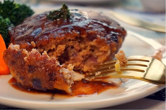 日式汉堡香酥肉饼#本步骤23