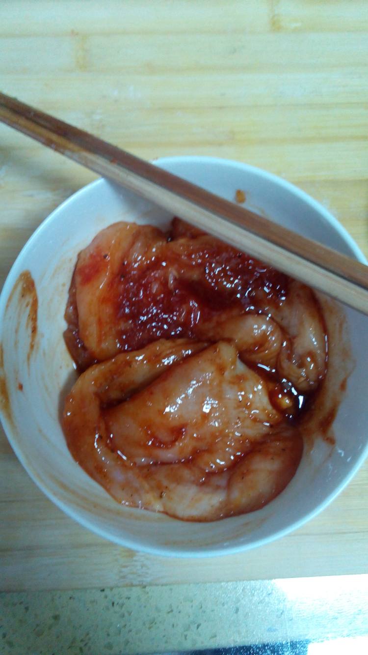 千岛鸡肉寿司步骤4