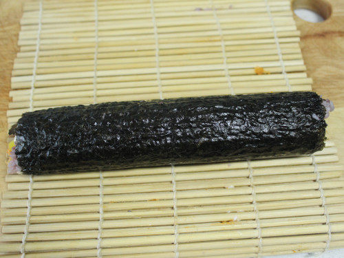 三文鱼紫菜饭卷儿步骤7