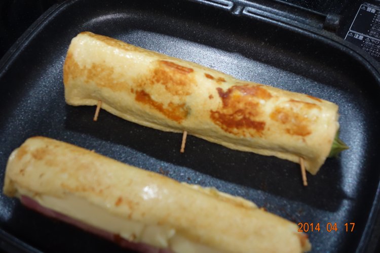 油豆腐紫苏卷步骤8