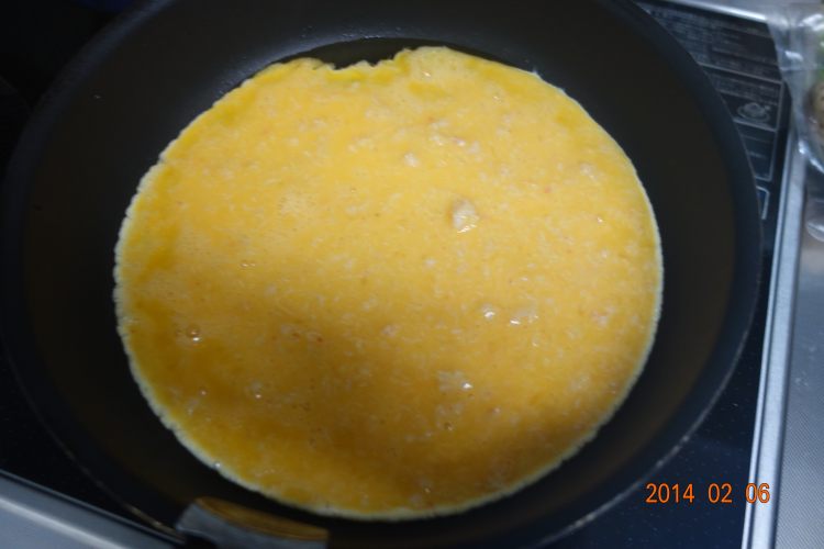 蟹肉炒蛋步骤7