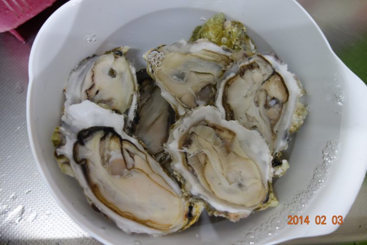 清酒蒸牡蛎步骤2
