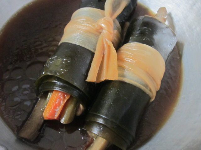鸡肉昆布卷步骤18