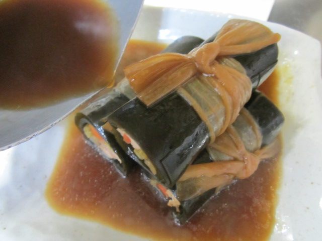 鸡肉昆布卷步骤20