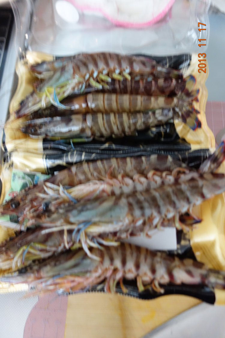刺身凤尾虾步骤2