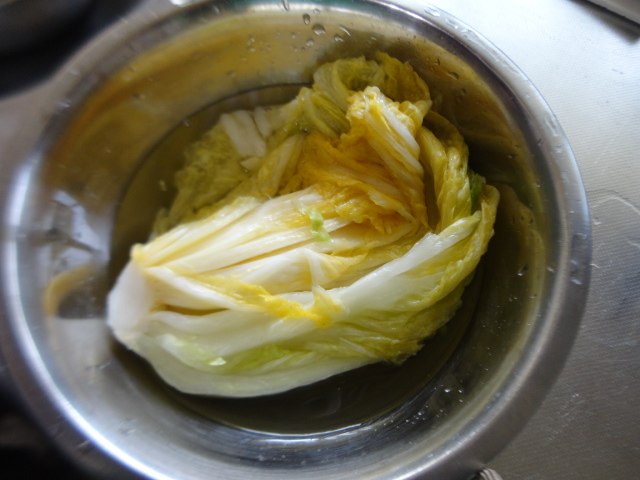 白菜漬物步骤5