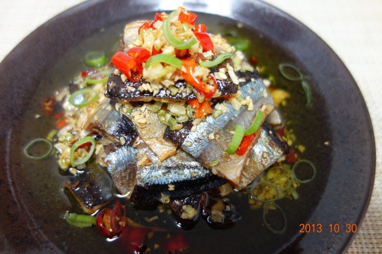 橄榄油秋刀鱼步骤9