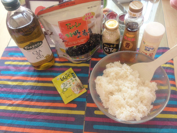 日式多蔬能量饭团步骤1