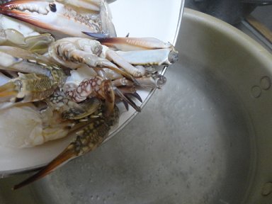 螃蟹豆腐味噌汤步骤3