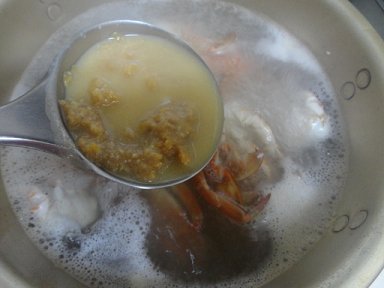 螃蟹豆腐味噌汤步骤6