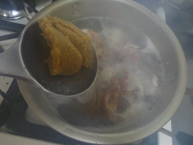 螃蟹豆腐味噌汤步骤5