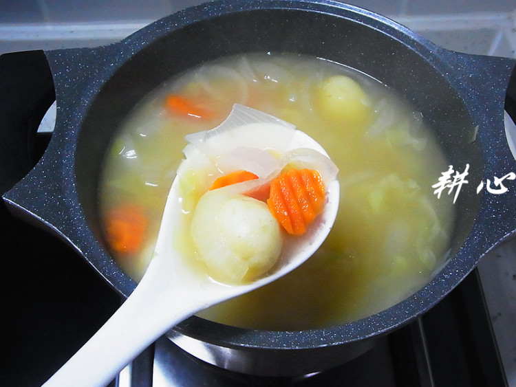 迷你土豆大酱汤步骤7