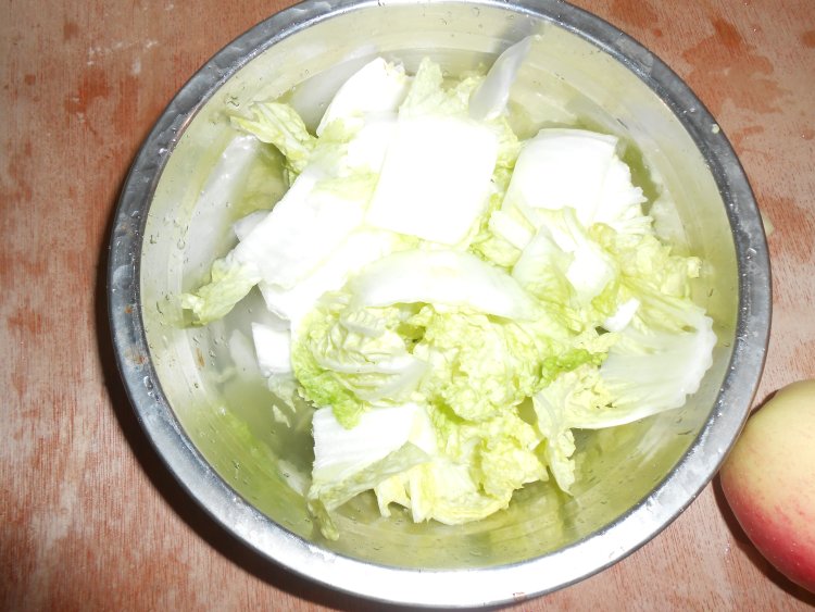 简易版酸辣白菜步骤3