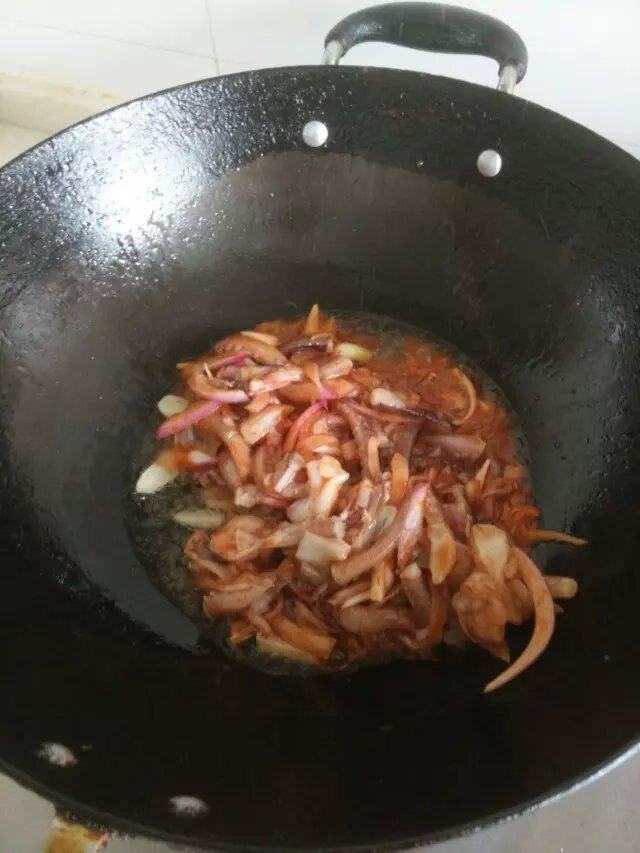 辣炒鱿鱼爪步骤16