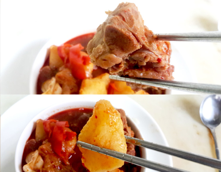 韩式排骨土豆汤步骤11