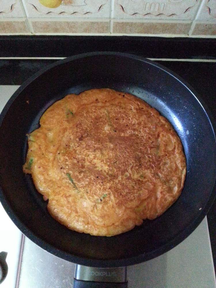 韩式泡菜煎饼步骤10