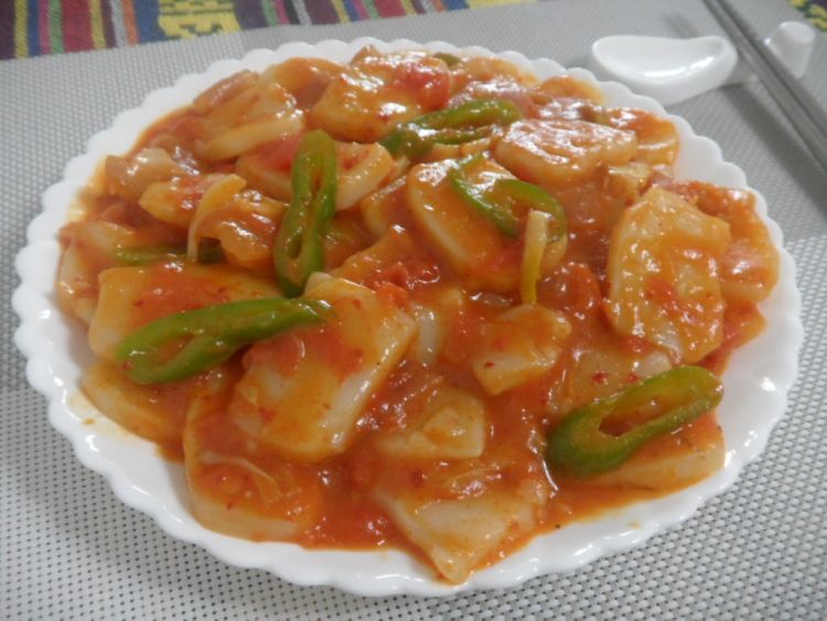 辣炒年糕片步骤14