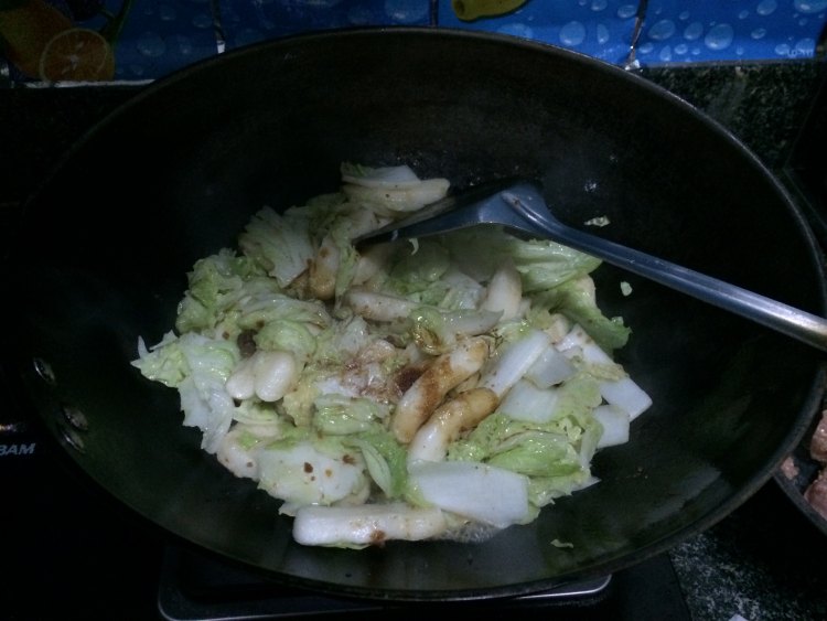 沙茶酱炒年糕步骤9