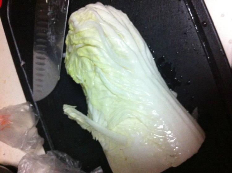 蟹粉白菜年糕步骤3