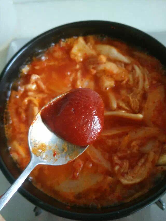 泡菜排骨豆腐汤步骤24