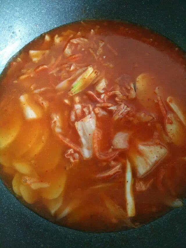 泡菜排骨豆腐汤步骤22