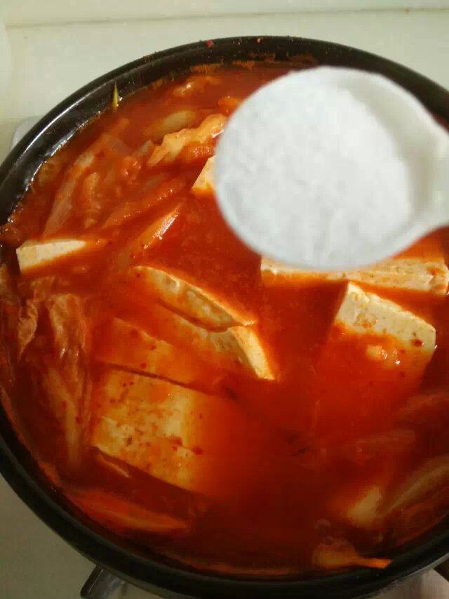 泡菜排骨豆腐汤步骤26