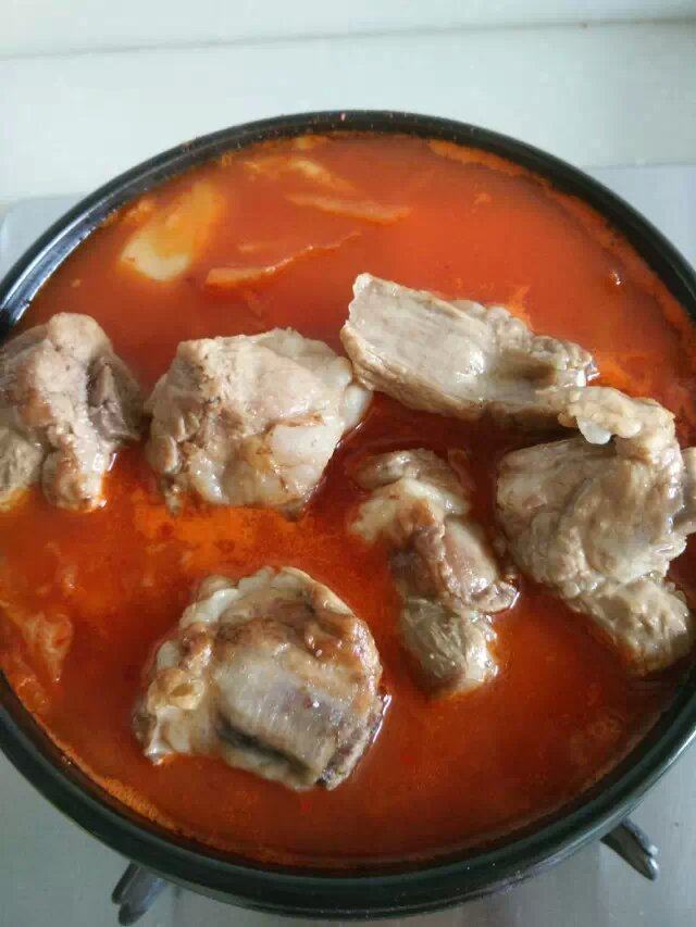 泡菜排骨豆腐汤步骤27