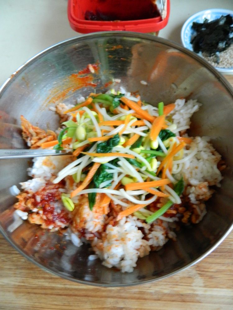 韩国杂菜拌饭步骤7
