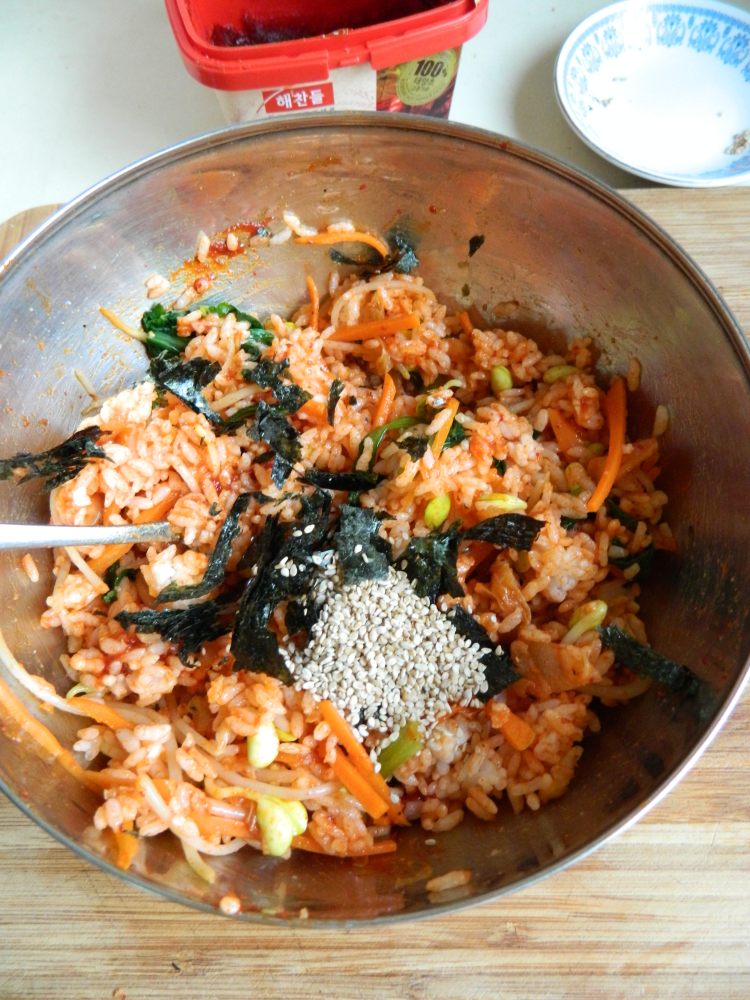 韩国杂菜拌饭步骤8
