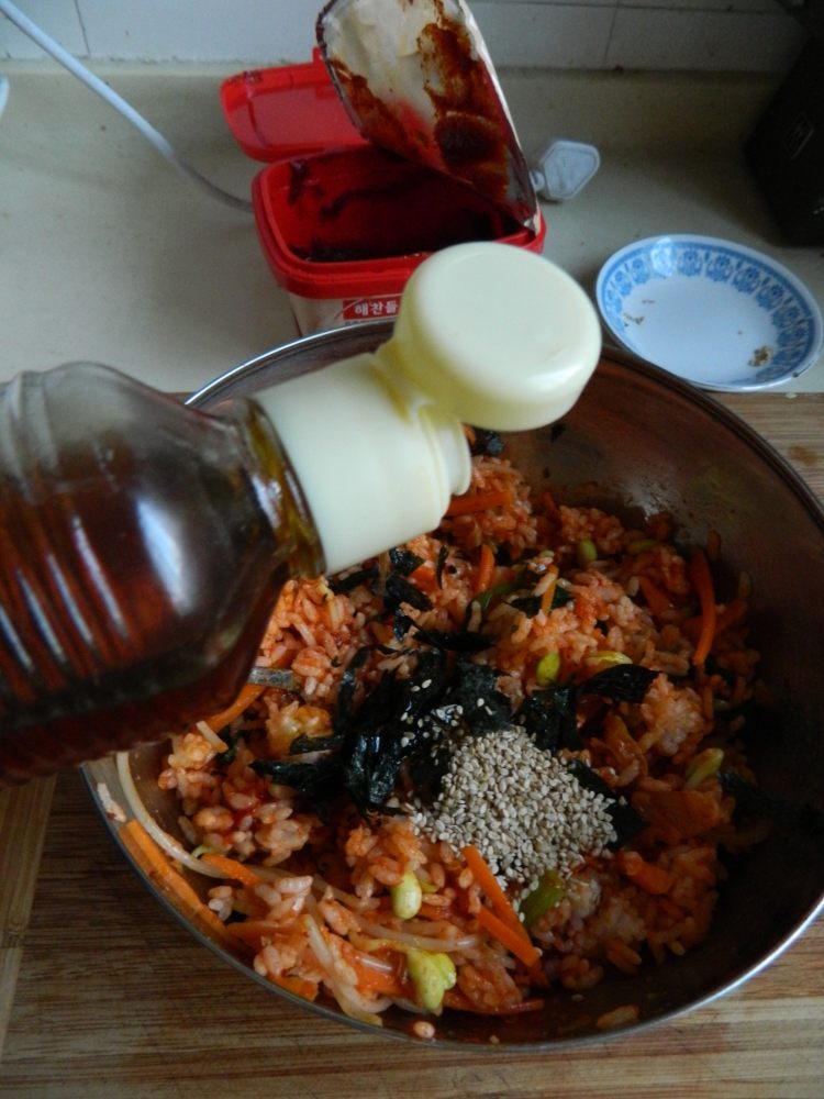韩国杂菜拌饭步骤9