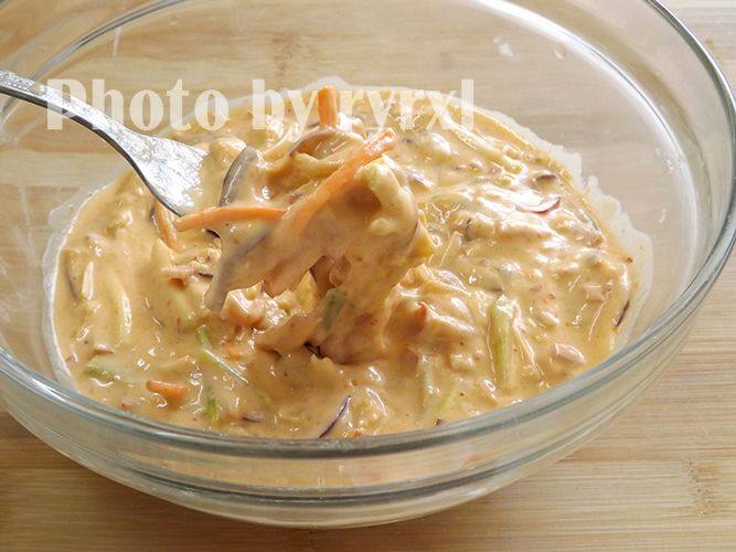培根泡菜煎饼步骤6