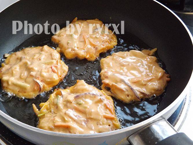培根泡菜煎饼步骤7