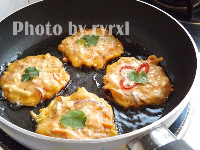 培根泡菜煎饼步骤8