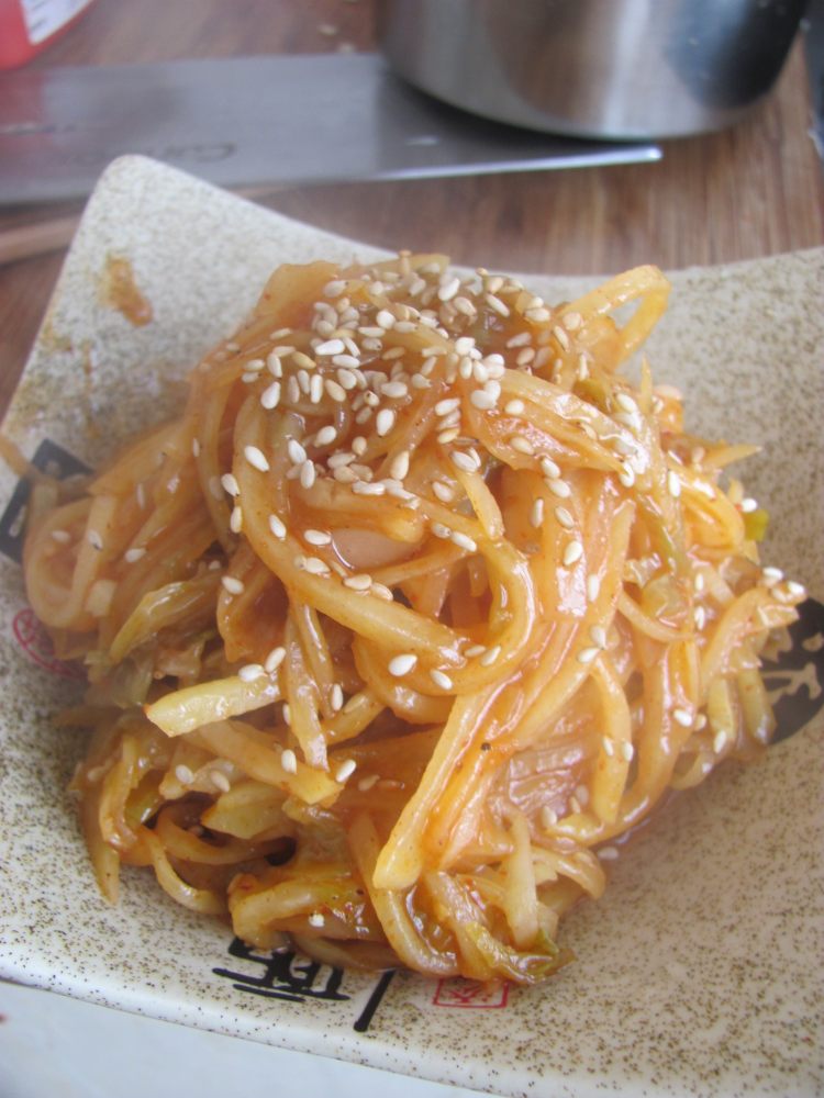 韩式泡菜炒土豆丝步骤11