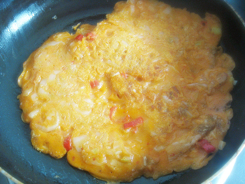 韩国泡菜煎饼步骤12