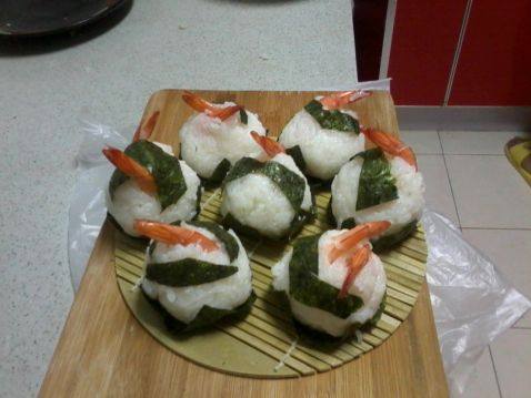 虾仁紫菜包饭步骤19