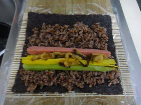 杂粮紫菜包饭步骤8